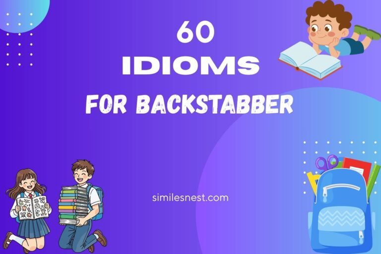 idioms for backstabber