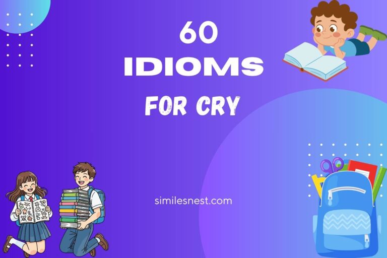 idioms for cry