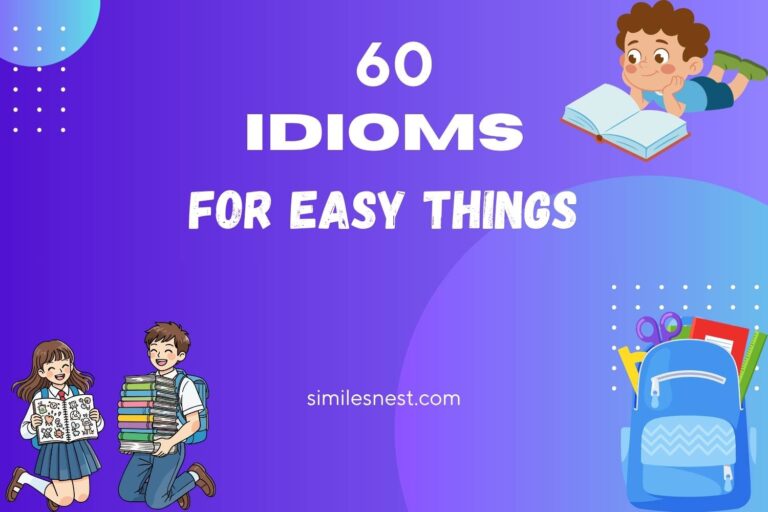 idioms for easy things