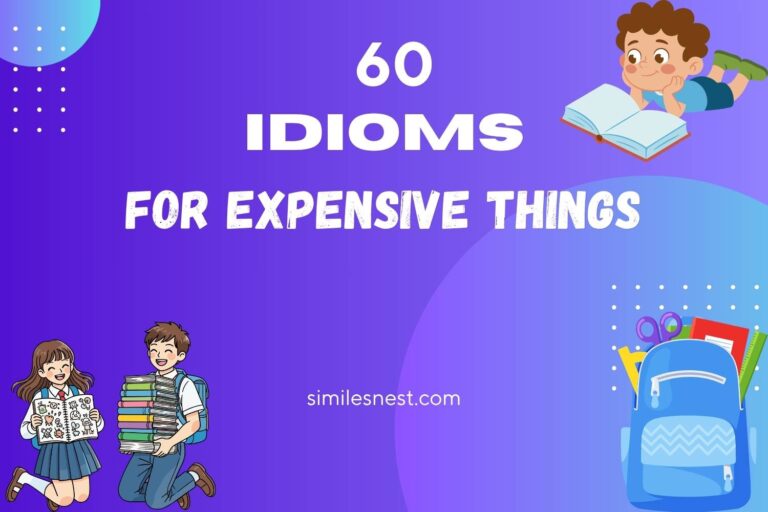 idioms for expensive things