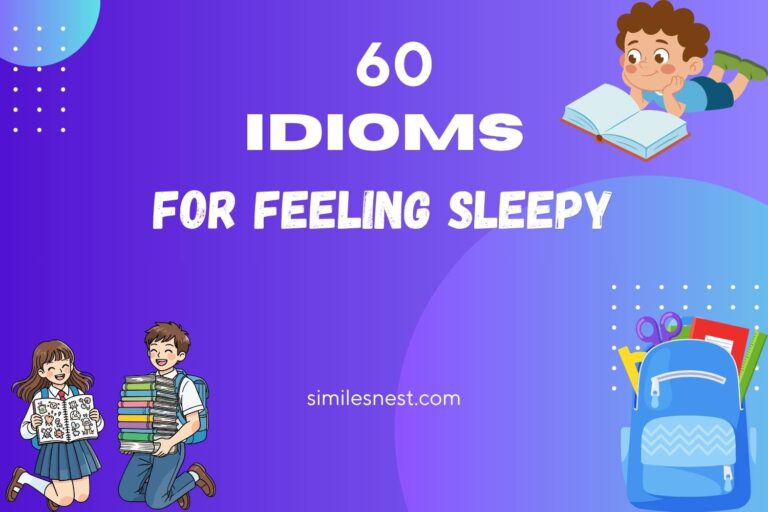 idioms for feeling sleepy