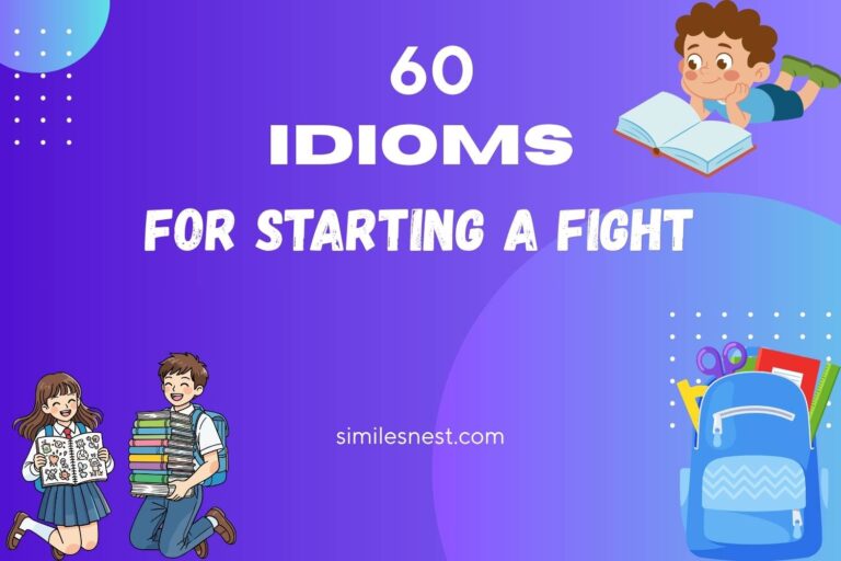 idioms for starting a fight