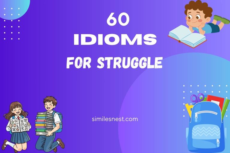 idioms for struggle