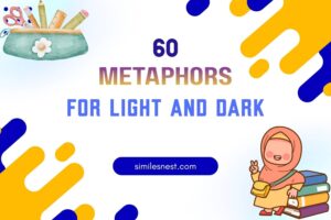 metaphors for light and dark