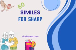 similes for sharp