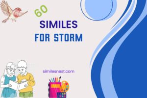 similes for storm