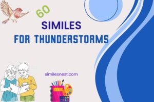 similes for thunderstorms