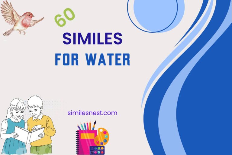similes for water