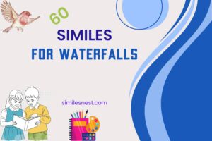 similes for waterfalls